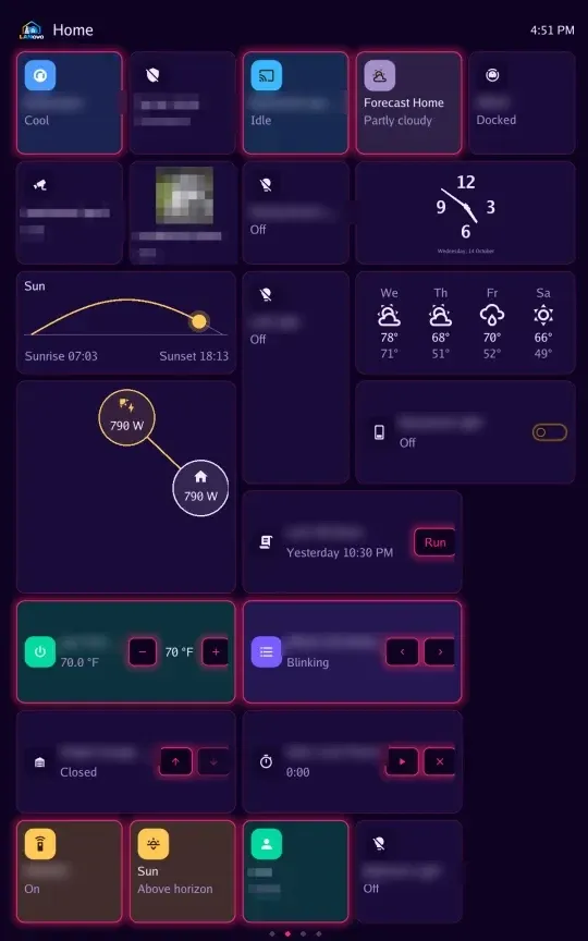 Neon style with the Synthwave theme