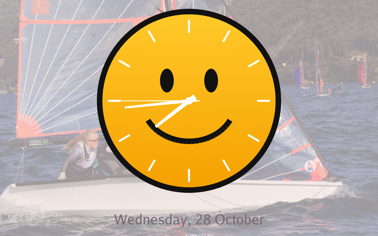 Smiley clock face on the native dashboard