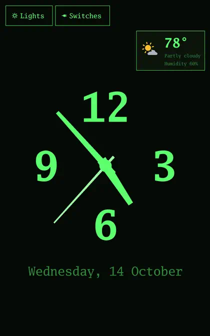 A clock face, 8 of 8